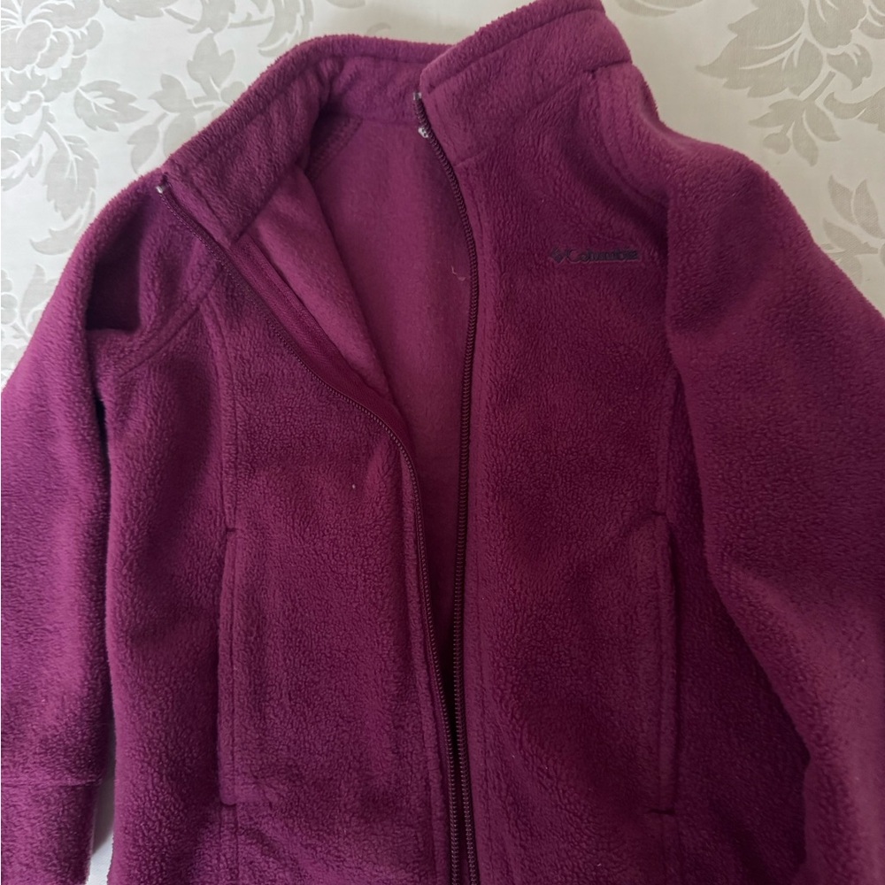 Columbia 3T Girls Fleece Jacket - Purple